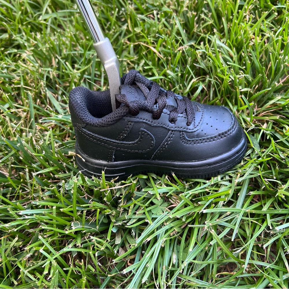 Nike Air Force One Low Golf Putter Head Cover Triple Black Authentic NEW